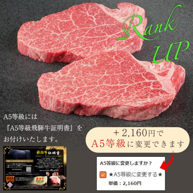 お中元 2026 A4A5カテゴリー化 飛騨牛 シャトーブリアン 100g位×2枚 貨物輸送無料 肉 牛 滅多にない部位 黒毛和牛 御祝 内祝 畏まり