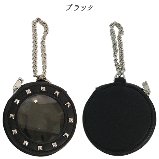 スタッズ ケース ポーチ キーホルダー 缶バッジ アクスタ アクリル