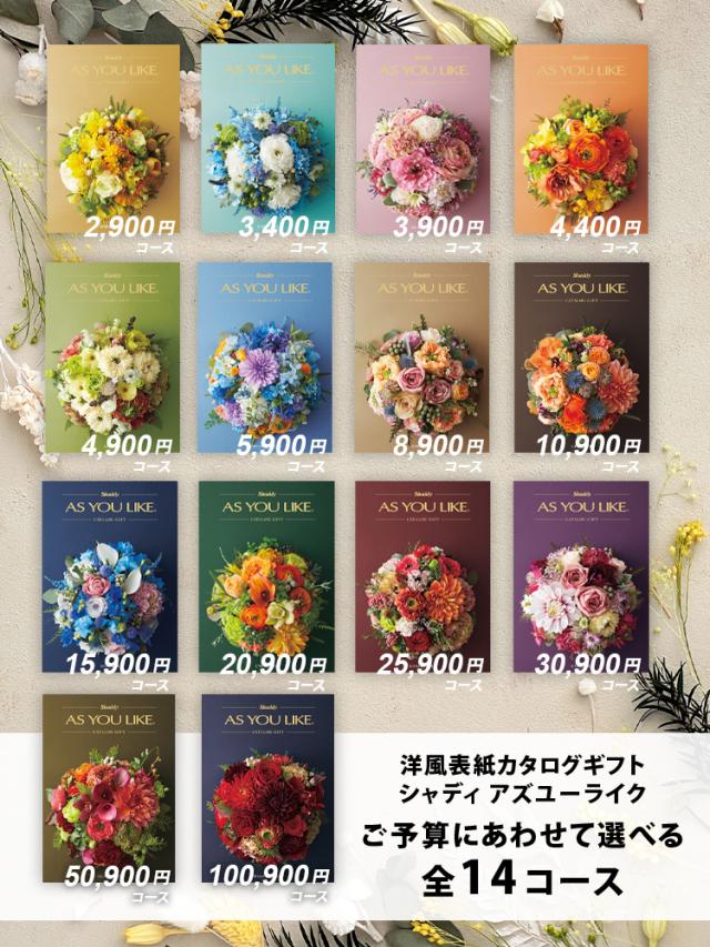 シャディ シクラメン カタログギフト アズユーライク 22，900円コース