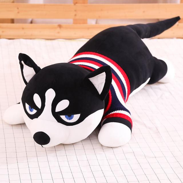 ハスキーぬいぐるみ 抱き枕 いぬ 犬 抱きまくら ふわふわ 子供 彼女彼氏へ お誕生日 プレゼント 100cmの通販はau Pay マーケット Happy House