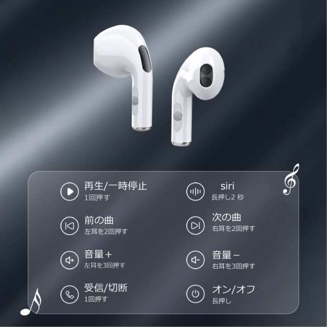 ワイヤレス イヤホン Bluetooth 5.3 tws 2023年最新モデル 日本語音声ガイド FIPRIN 7192 5719 ステレオ  ブルートゥース オープン記念 の通販はau PAY マーケット FIPRIN au PAY マーケット－通販サイト
