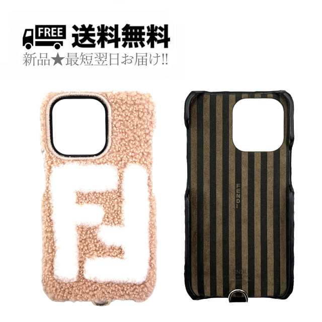 FENDI フェンディ iPhone 13 Pro ケース FF ロゴ イタリア製 7AS107AL9YF1J47 新品 ★ ピンク K430-PK..