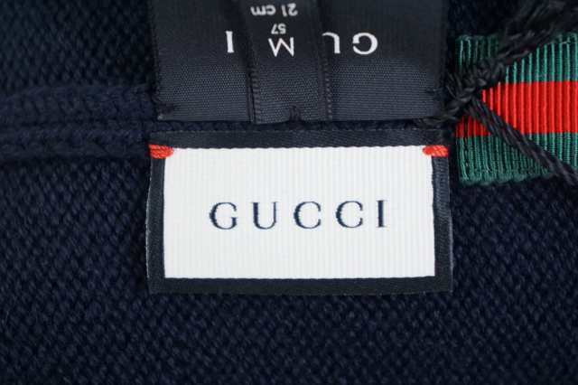 F122 Gucci グッチ イタリア製 Loved スパンコール装飾 ニット キャップ 4000 ネイビー 女 レディース 新品 M 57の通販はau Pay マーケット シートラスト