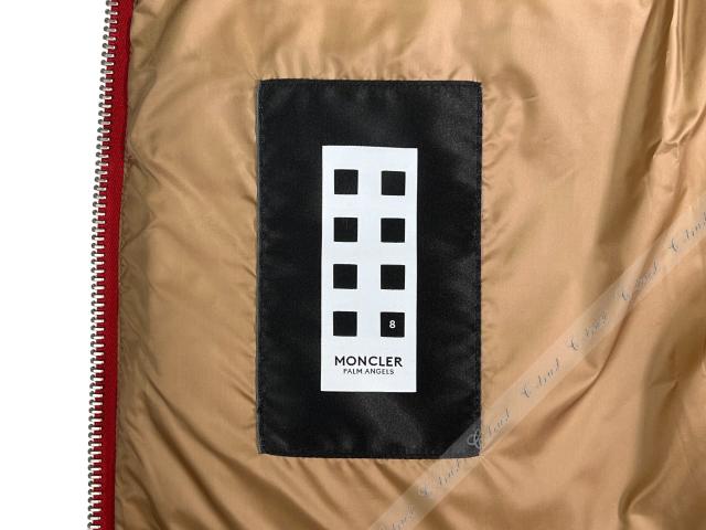 MONCLER モンクレール KAMAOU ダウン ベスト GENIUS FRAGMENT PALM ANGELS コラボ メンズ 新品 ★ 489 ボルドー K483-1..の通販は