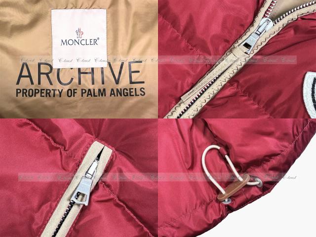 MONCLER モンクレール KAMAOU ダウン ベスト GENIUS FRAGMENT PALM ANGELS コラボ メンズ 新品 ★ 489 ボルドー K483-1..の通販は