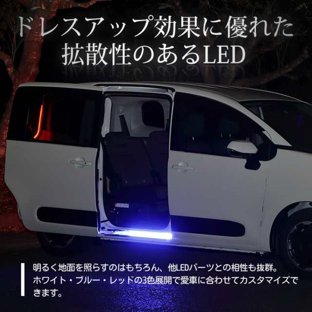 シエンタ MXP10系 専用 スライドドア カラーウェルカムランプ LED