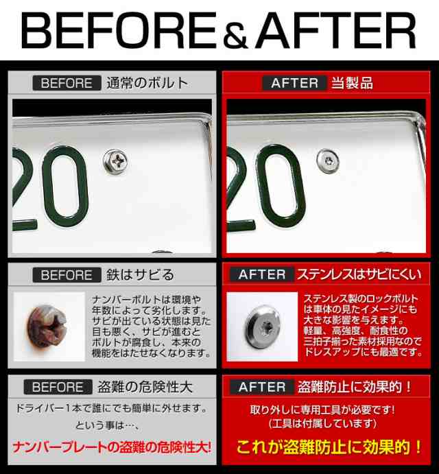Ads プリウス 50系専用ナンバーロックボルトセット ナンバープレート用 全グレード適合 3本セット Zvw50 Zvw51 Zvw55 専用工具付き 送の通販はau Pay マーケット ユアーズ
