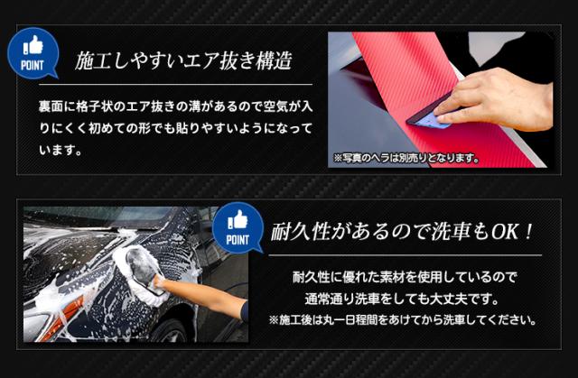 [E]FIT フィット GR系 車種専用 ピラー用カット済みカーボン調シートセット 【全4色】【カーボン調】 足元 スカッフ 新型 傷 保護 カーボン フィルム カッティング HONDA キズ [5]-4_10