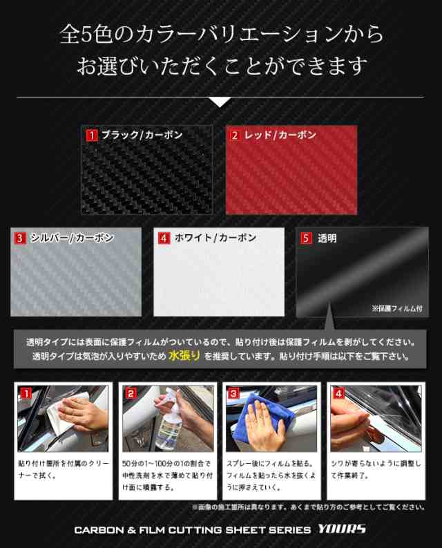 最大72%OFFクーポン 日産 キックス 専用 ドア傷防止用 カット済み カーボン調シートセット 全5色 カッティング NISSAN ニッサン  KICKS azulsaude.com.br