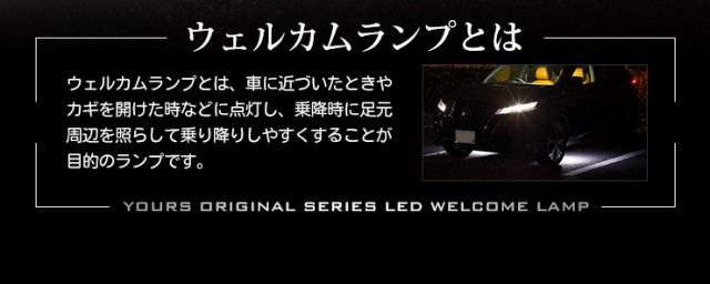 キックス 専用 LEDウェルカムランプ 【全2色】 KICKS ブルー ホワイト