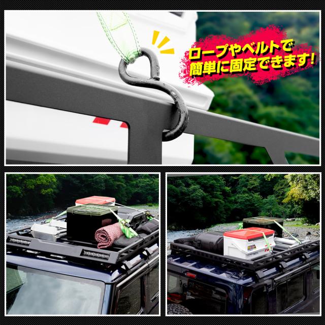 スズキ ジムニー ノマド FC 専用 ルーフキャリア ルーフラック 収納 レジャー ルーフ アウトドア SUV NOMADE SUZUKI スズキ [2]_13