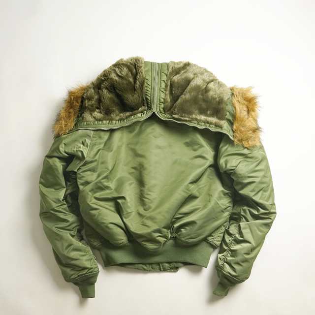 ALPHA INDUSTRIES フライトジャケット N-2B  カーキアルファインダストリー