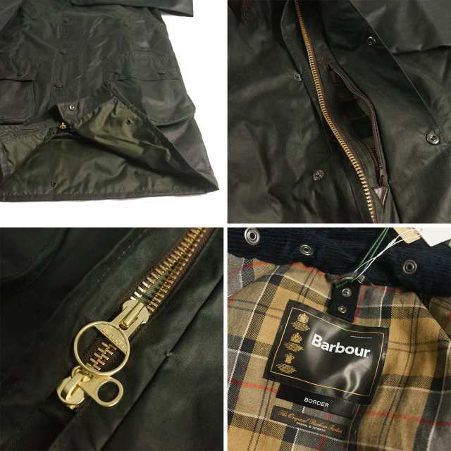 バブアー Barbour ボーダー (メンズ 34-44 オイルドジャケット