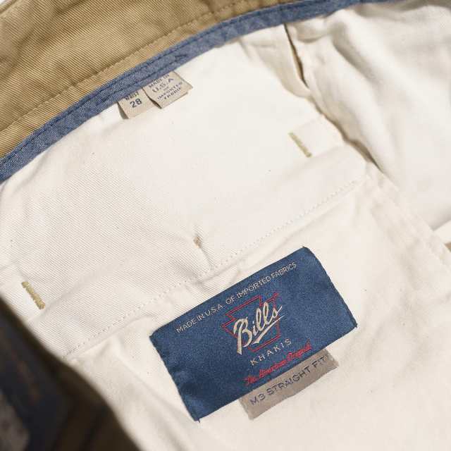 ビルズカーキ BILLS KHAKIS M3 チノパンツ スリムフィット オリジナル