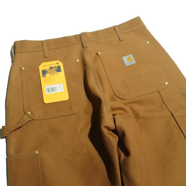 USA製】carhartt ダブルニー ブラウン B01-BRN 雰囲気◎ Carhartt