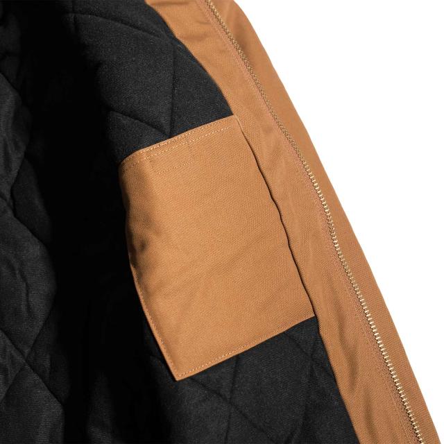 カーハート Carhartt J140 ダックアクティブジャケット キルティングフランネル裏地 ｜ メンズ S M L XL XXL パーカー フード 防寒 中綿 ショート丈_12