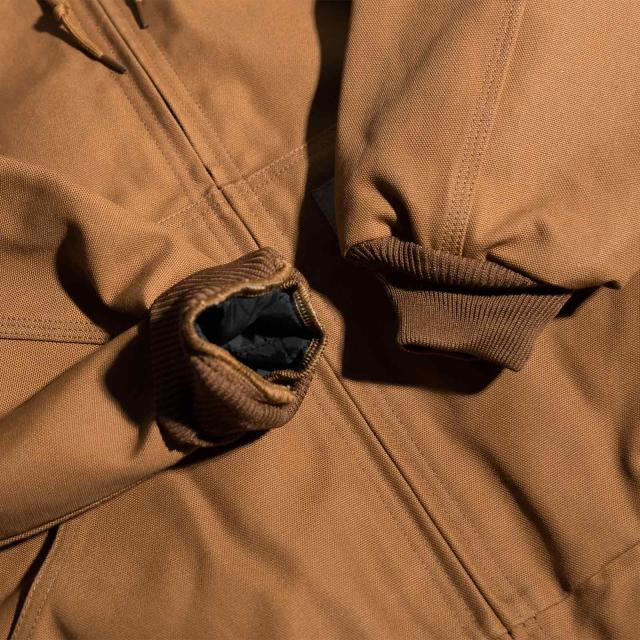カーハート Carhartt J140 ダックアクティブジャケット キルティングフランネル裏地 ｜ メンズ S M L XL XXL パーカー フード 防寒 中綿 ショート丈_7