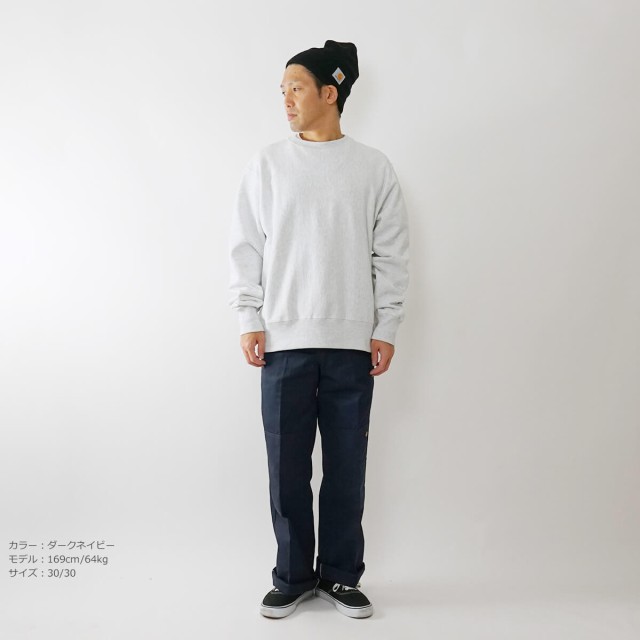 Dickies 85283 ルーズフィット ダブルニー ワークパンツ (メンズ W28