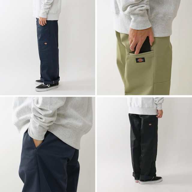 Dickies 85283 ルーズフィット ダブルニー ワークパンツ (メンズ W28