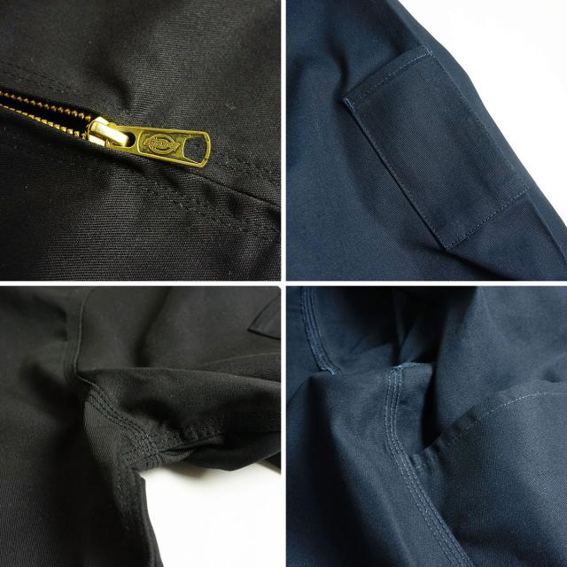 ディッキーズ Dickies #JT75 アンラインド アイゼンハワージャケット ｜ ワークジャケット メンズ S-XXL 2XL レギュラーサイズ 大きいサイズ スイングトップ 襟付き ショート アウター 春 秋 冬 ブラック ネイビー グレー グリーン ブルー カーキ_12