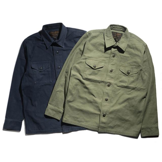 フィルソン FILSON フィールドジャックシャツ ｜ メンズ S-XL コットン サテン シャツジャケット カバーオール ミリタリー ファティーグシャツ_12