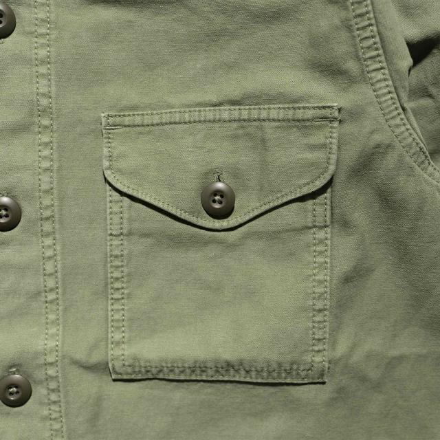フィルソン FILSON フィールドジャックシャツ ｜ メンズ S-XL コットン サテン シャツジャケット カバーオール ミリタリー ファティーグシャツ_4