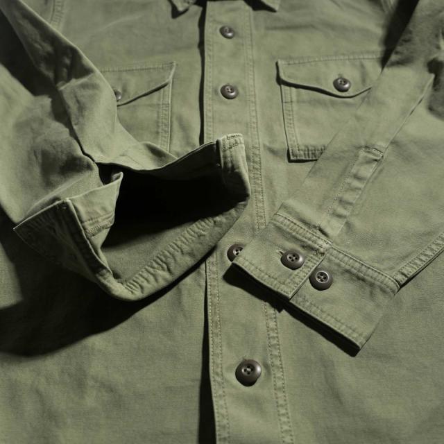 フィルソン FILSON フィールドジャックシャツ ｜ メンズ S-XL コットン サテン シャツジャケット カバーオール ミリタリー ファティーグシャツ_9