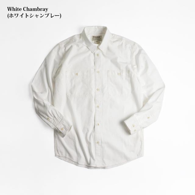 フィルソン FILSON シャンブレーCPOシャツ (20189139 メンズ XS-XXL コットン シャンブレー ワークシャツ ミリタリーシャツ)_4