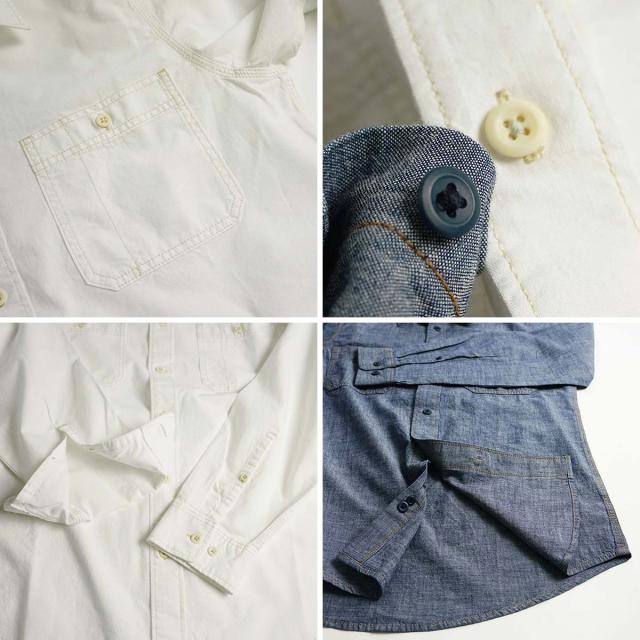 フィルソン FILSON シャンブレーCPOシャツ (20189139 メンズ XS-XXL コットン シャンブレー ワークシャツ ミリタリーシャツ)_7