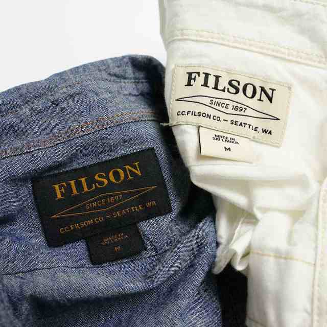 フィルソン FILSON シャンブレーCPOシャツ (20189139 メンズ XS-XXL コットン シャンブレー ワークシャツ  ミリタリーシャツ)｜au PAY マーケット