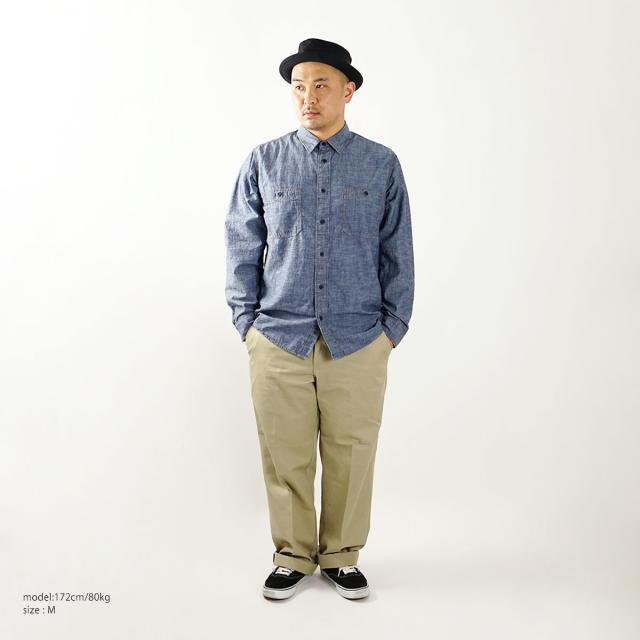 フィルソン FILSON シャンブレーCPOシャツ (20189139 メンズ XS-XXL コットン シャンブレー ワークシャツ ミリタリーシャツ)_17