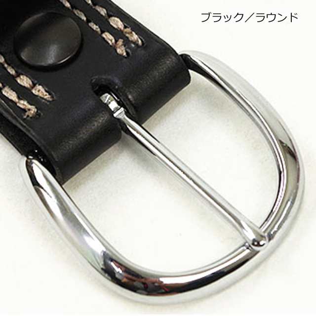 エイカー AKER B14 ファンシー ステッチベルト MADE IN USA (FANCY STITCH BELT アメリカ製 米国製 レザーベルト  革ベルト バックル）｜au PAY マーケット