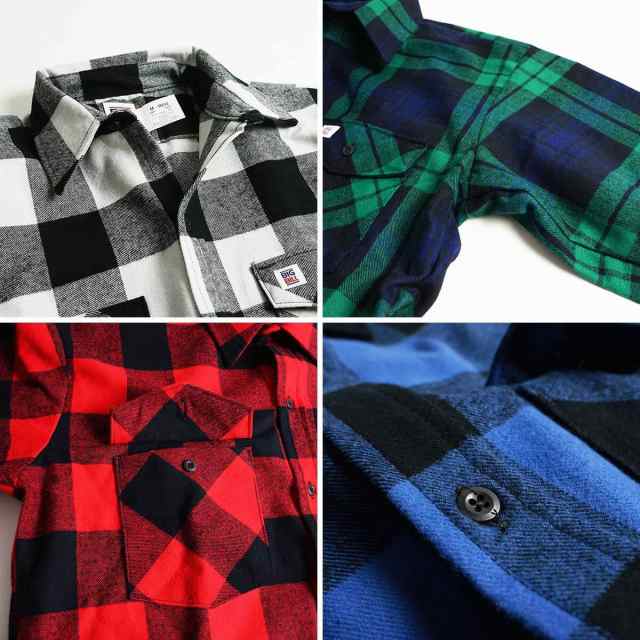 ビッグビル BIGBILL 121 ヘビーウェイト フランネルシャツ アメリカ製 米国製 カナダ製 (BRAWNY FLANNEL HEAVY  WEIGHT SHIRT MADE IN USA｜au PAY マーケット