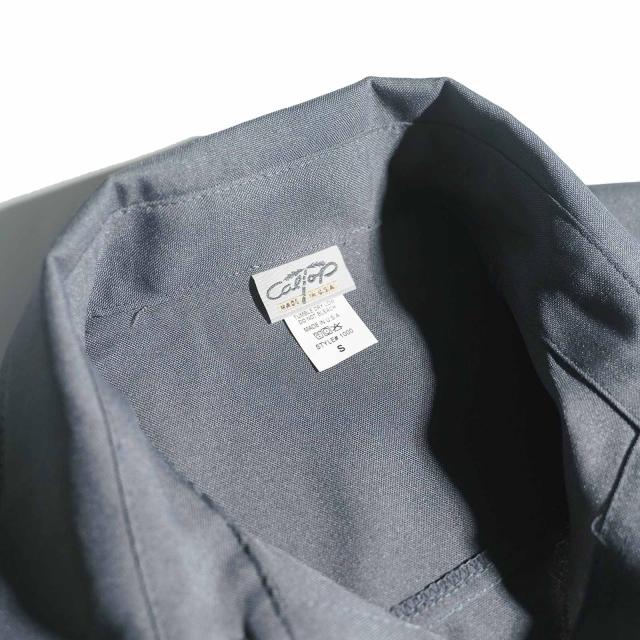 キャルトップ CALTOP #1000PLAIN 半袖 サテン シャツ (メンズ S-XXXL 無地 米国製 アメリカ製)_10