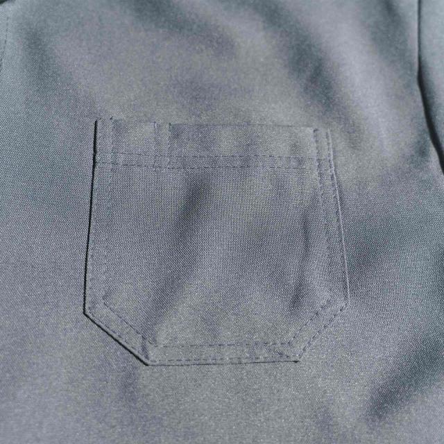 キャルトップ CALTOP #1000PLAIN 半袖 サテン シャツ (メンズ S-XXXL 無地 米国製 アメリカ製)_11
