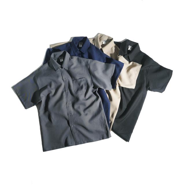 キャルトップ CALTOP #1000PLAIN 半袖 サテン シャツ (メンズ S-XXXL 無地 米国製 アメリカ製)_13