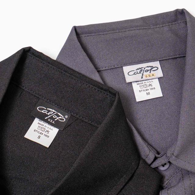 キャルトップ CALTOP #1000PLAIN 半袖 サテン シャツ (メンズ S-XXXL 無地 米国製 アメリカ製)_14