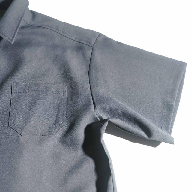 キャルトップ CALTOP #1000PLAIN 半袖 サテン シャツ (メンズ S-XXXL 無地 米国製 アメリカ製)_7