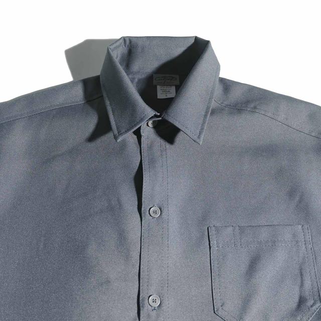 キャルトップ CALTOP #1000PLAIN 半袖 サテン シャツ (メンズ S-XXXL 無地 米国製 アメリカ製)_8
