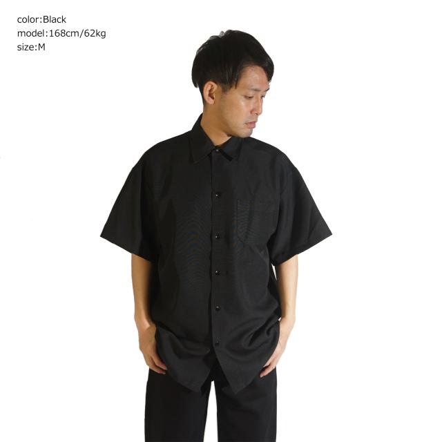 キャルトップ CALTOP #1000PLAIN 半袖 サテン シャツ (メンズ S-XXXL 無地 米国製 アメリカ製)_15