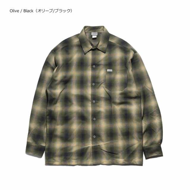 キャルトップ CALTOP #2000LS オンブレ チェック 長袖