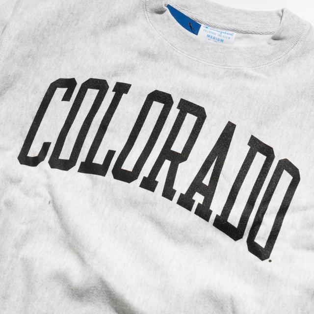 チャンピオン Champion リバースウィーブ UNIVERSITY OF COLORADO オフィシャル クルーネック カレッジスウェット ｜ メンズ S M L XL XXL コロラド大学 公式_3