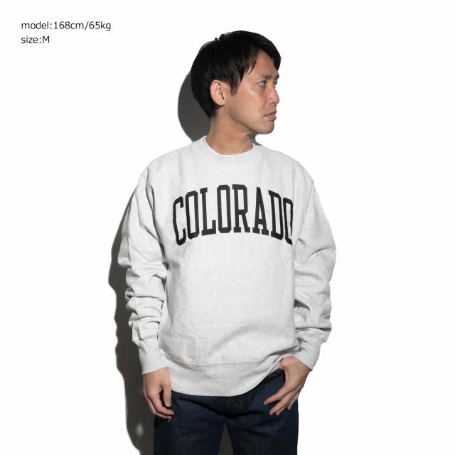 チャンピオン Champion リバースウィーブ UNIVERSITY OF COLORADO オフィシャル クルーネック カレッジスウェット ｜ メンズ S M L XL XXL コロラド大学 公式_11