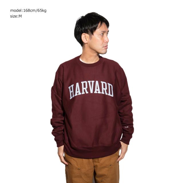 チャンピオン Champion リバースウィーブ HARVARD UNIVERSITY オフィシャル クルーネック カレッジスウェット ｜ メンズ S M L XL XXL ハーバード大学 公式_10