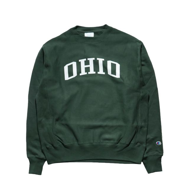 OHIO UNIVERSITY オフィシャル クルーネック カレッジスウェット OHIO UNIVERSITY オフィシャル クルーネック カレッジスウェット