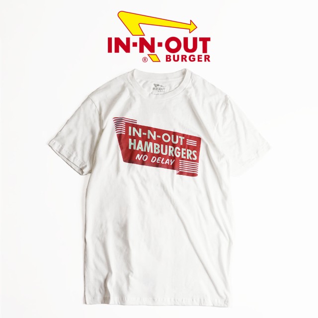 インアンドアウトバーガー 半袖 Tシャツ ノーディレイ ホワイト 父の日 メンズ S Xxl In N Out Burger ご当地tシャツ 海外買い付け の通販はau Pay マーケット Jalana