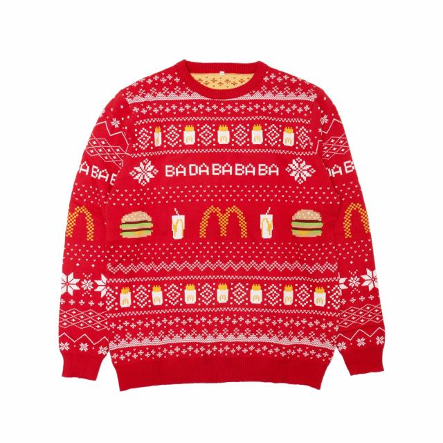 マクドナルド McDonald’s アグリー ホリデーコットンセーター ｜ メンズ レディース ユニセックス コットンニット マック マクド クリスマス アメリカ買い付け