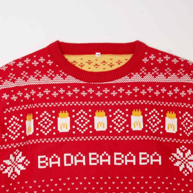 マクドナルド McDonald’s アグリー ホリデーコットンセーター ｜ メンズ レディース ユニセックス コットンニット マック マクド クリスマス アメリカ買い付け