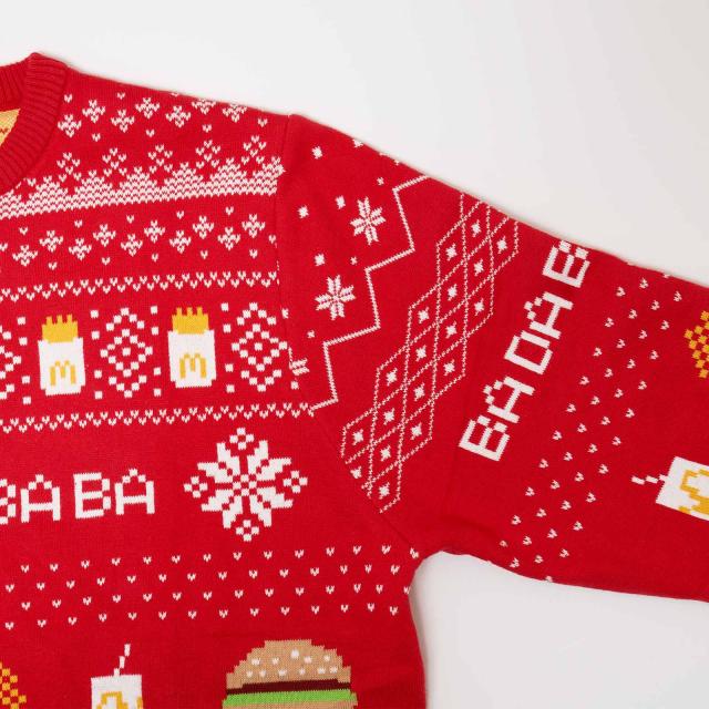 マクドナルド McDonald’s アグリー ホリデーコットンセーター ｜ メンズ レディース ユニセックス コットンニット マック マクド クリスマス アメリカ買い付け