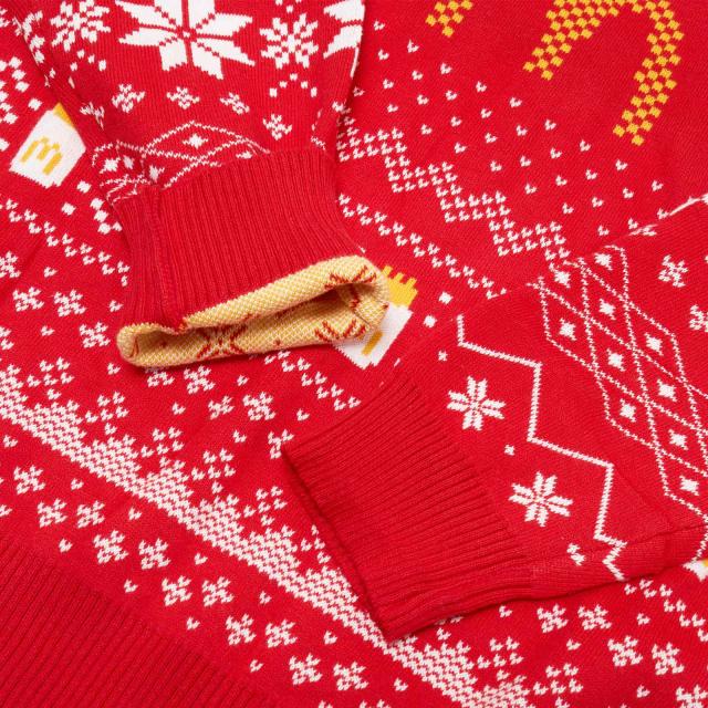 マクドナルド McDonald’s アグリー ホリデーコットンセーター ｜ メンズ レディース ユニセックス コットンニット マック マクド クリスマス アメリカ買い付け